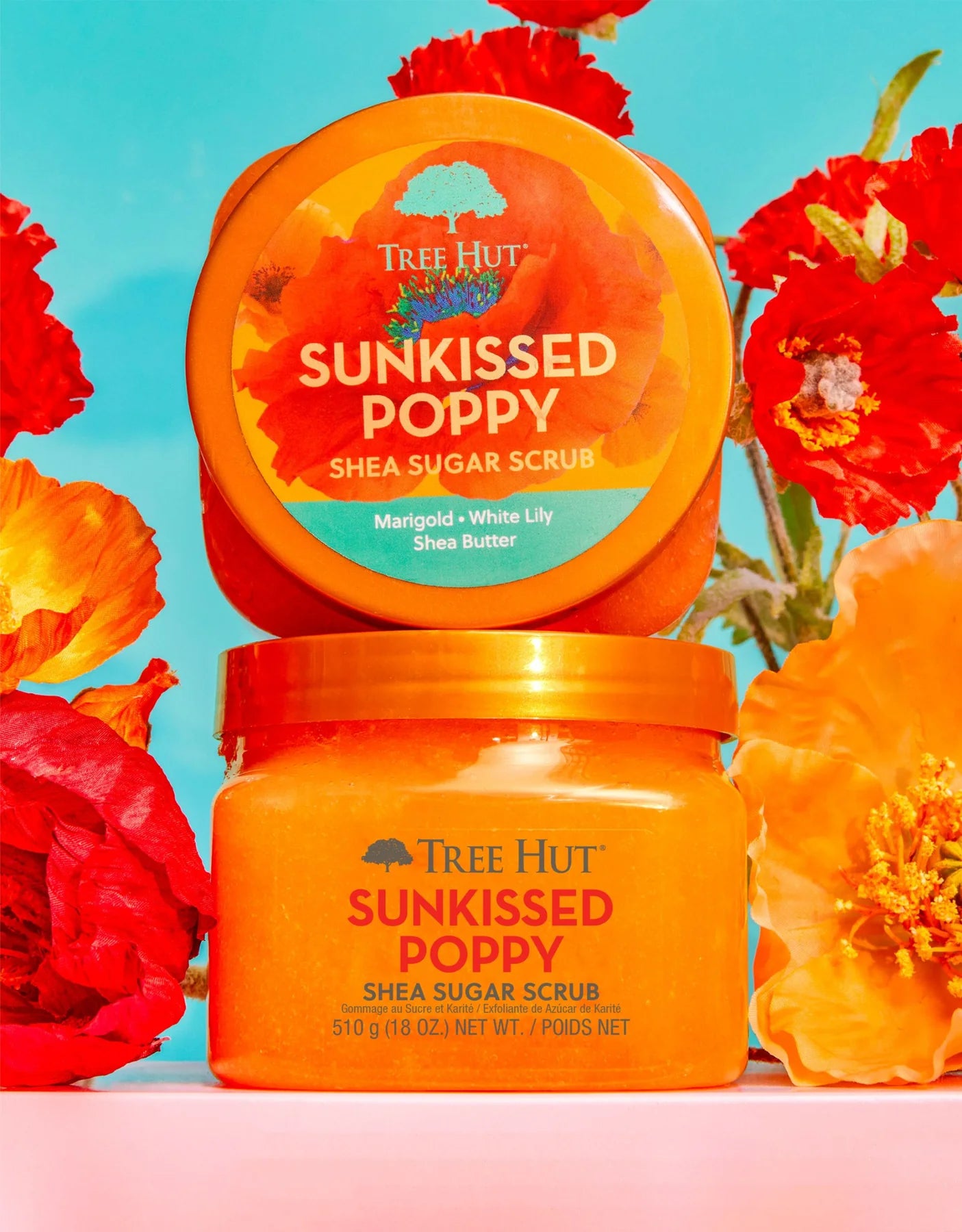 GOMMAGE - SUNKISSED POPPY SHEA SUGAR SCRUB crub